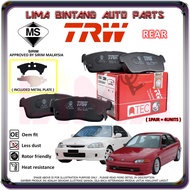 Honda Civic EG SR4  EJ  EK  SO4 VTEC Front / Rear Brake Pads Disc Brake Pad  Rear Brake Lining Shoe 