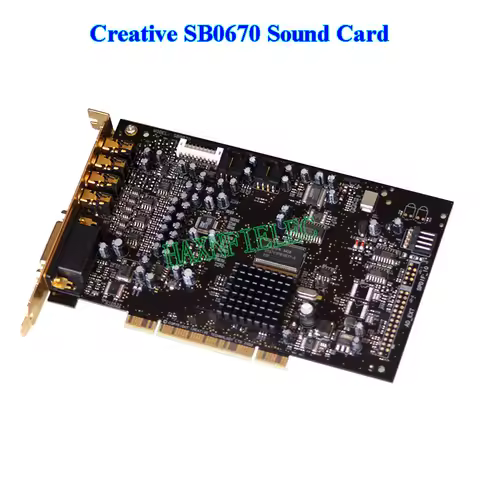 Creative SB0670 X-Fi Sound Blaster Sound Card Internal PCI 24bit DTS Decoding Music Movie Games Audi