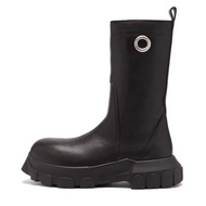 Men's Dark British Style Leather Chelsea Boots