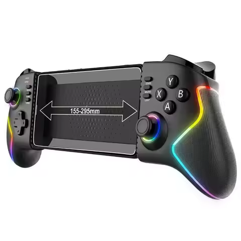 Game Console Stretching Controller For IPhone/Android/Tablet/PC/P4/P3/Switch Colorful RGB Wireless T