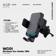 KiiP WC01 Wireless Car Charger Mount 2 in 1 Phone Holder Magsafe 15W