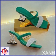 7p high heel sandals with diamonds