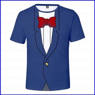 YB3 Detective Conan Tshirt Anime Unisex Tee For Kid Adult Cosplay Kaito Kiddo 3D Shirt Short Sleeve 
