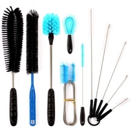 Kit Berus Pembersih Akuarium 11 dalam 1, Berus Akuarium Sesuai untuk Akuarium Akrilik, Akuarium Plas