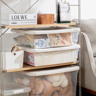 日本天馬 雙把手掀蓋收納整理箱(S)-29L-3入