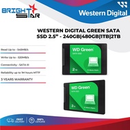 WD GREEN 2.5" SATA SSD - 240GB/480GB/1TB/2TB