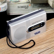 Fitow Mini Radio AM FM Music Player Speaker with Telescopic Antenna Outdoor Radio FE
