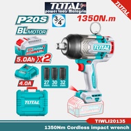 TOTAL 20V Li-ion Cordless impact wrench ( 1350Nm / 3/4" ) - TIWLI20135 , TIWLI201355
