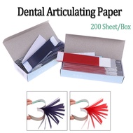 200 Sheets/Box Dental Bite Paper Tooth Gap Measurement Paper Dental Oral Material Veneer