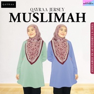 QAYRAA P6 Muslimah Jersey Microfiber Sports Jersey - Size 2-7XL