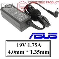 Asus 19V 1.75A 4.0*1.7 MMX453 X453M X453MA X453S X553 X553MA S200 S200L S200E S220 F201E X200C AC Po
