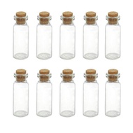 *พร้อมส่ง เติมของแล้ว ขวดแก้ว ขวดจิ๋ว ขวดแก้วจิ๋ว ฝาจุกไม้คอร์ก (สั่งขั้นต่ำ 5 ชิ้น)