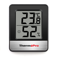 ThermoPro TP-49 เครื่องวัดอุณหภูมิและความชื้นในบ้านแบบดิจิตอล Indoor Digital Hygrometer Thermometer ThermoPro TP49