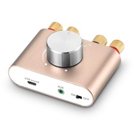 Nobsound Mini Bluetooth 5.0 Power Amplifier, Stereo Hi-Fi Digital Amp 2.0 Channel 50W×2 with AUX/USB