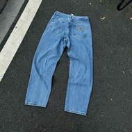 Chính hãng mới Carhartt Carhar Hip Hop Mỹ B17 Mới Loose Straight Quần Jeans