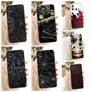 For Itel A58 A49 A661L Case Fashion Sunset Art Painting Soft Silicone Lens Protective Cover For Itel