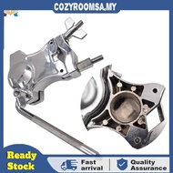 L-Rod Cowbells Cymbal Clamp Zinc Alloy Tom Mounts Percussion Mounting Bracket for Toms Clappers Musi