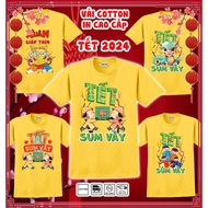 T-shirt CNY reunion 2024, family t-shirt CNY reunion 2024 year of the dragon, t-shirt CNY 2024 unise