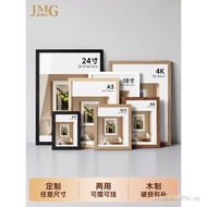 Solid Wood Picture Frame Mount Wall Hanging a4 Empty Frame Customization 1,000 Pieces Puzzle Photo F