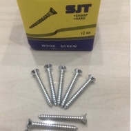SJT wood screw 1 1 1/ 2 x 8 sjt wood screw sjt 1-1/2x8 wood screw 1.5" inch wood screw worm Bolt 1.1
