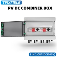 Solar photovoltaic 2 input 2 out DC 1000V Fuse MCB SPD PV Combiner Box Surge Lightning Protection Wa