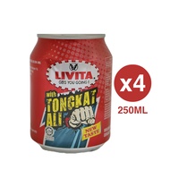 (FRESH BATCH) ProBiker 4 in 1 Livita Energy Drink Original Honey 250ML Tongkat Ali Energy Drink Livi