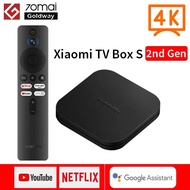 New Mi TV Box S 2Nd Gen Global Version EU 8G 2G 4K Ultra-HD Quad-Core Processor Dolby Vision WIFI HDR10+ Google Assistant