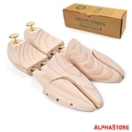 Shoe Tree - New Zealand Pine Shoe Form Holder - Genuine Cedar Green - Shoe Crease Protector - Shoe S