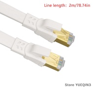 Store YUEQIN3 Lớp 8 phẳng mạng cáp 1m 2m 3M 5M RJ45 phòng máy tính kết nối cáp mạng Router máy tính 