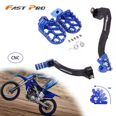 Motorcycle Footpegs Foot Rests CNC Shifter Lever Brake Levers Pedal For Yamaha YZ250F WR250F 2010-20