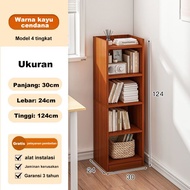 Rak Buku Minimalis Rak Buku kayu Lemari Susun Lemari Buku kayu Lemari Putih Rak Buku