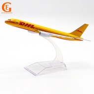 DHL Airlines Boeing 757 B757 Aircraft Model Die-cast Metal Express Delivery Airplane Transport Plane