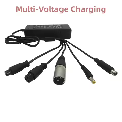 24V 36V 48V 2A Lithium Charger 29.4V 42V 54.6V 2A For 13S 48 V Li-ion Battery Charger DC GX12 GX16 X