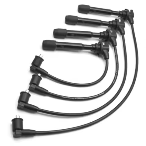 4PCS Spark Plug Wires for Hyundai Elantra Tiburon Tucson for Kia Spectra Spectra5 27501-23B70 275012