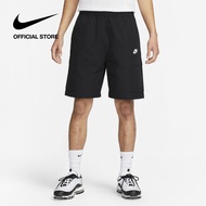 Nike Mens Club Cargo Shorts - Black ไนกี้ กางเกงคาร์โก้ขาสั้นผู้ชาย Club - สีดำ