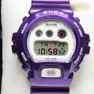 GSK DW6900 CRAZY COLOUR BAPE PURPALE JAM TANGAN