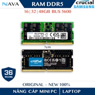 RAM Samsung / Crucial DDR5 5600MHz 16GB / 32GB / 48GB – Imported – Laptop RAM, Mini PC