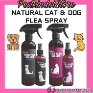 NATURAL Ubat Kutu Kucing & Anjing/ NATURAL Cat Fleas & Dog Ticks Spray / 狗蚤&猫蚤药