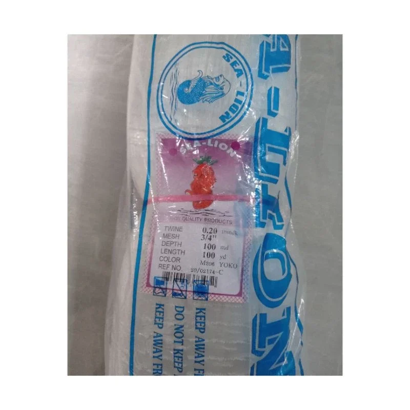jaring ikan bahan jala MEREK SEALION ¾ inch 0.20 100md/100yds YOKO senar anti geser jaring bahan jal