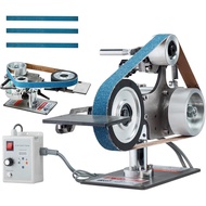 VEVOR Belt Grinder Sander, 30 x 1-Inch Variable Speed Belt Polisher with VFD, 550W Polishing Grindin