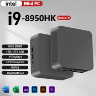 Mini Gaming PC Desktop Windows 11 Pro Intel Core i9 8950HK Mini PC 16GB DDR4 1TB SSD PC Gamer Comput
