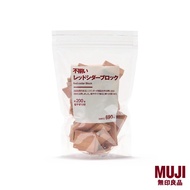 MUJI Irregular Shapes Red Cedar Block with Sand Paper