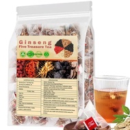 男士人参五宝茶Ginseng Man Five Treasures Tea Bag补肾元气茶Kidney Tea熬夜茶StayUp Late Fatigue Nourishing Health Tea