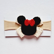 BANDO ANAK PEREMPUAN BANDANA BAYI NYLON HEADBAND USA MICKEY