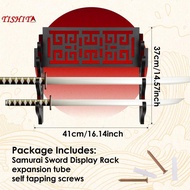 [tishita] 4 Tier Display Stand for Swords, Holder Base for Samurai Sword Collection