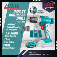 Total Hand Drill Cordless Drill 12V TDLI1222 Total Cordless Impact Drill TIDLI1222 Total Cordless Drill Codless Drill 电钻