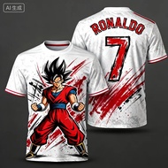 2026 New Arrivals Dragon Ball Z Goku Vegeta Special Edition Football Jersey Ronaldo No.7 Football T-