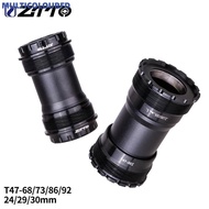 MULTICOLOURFD T47 Bottom Bracket, DUB 30mm 24mm Crankset Threaded Bottom Bracket, 68mm 73mm Shell 28