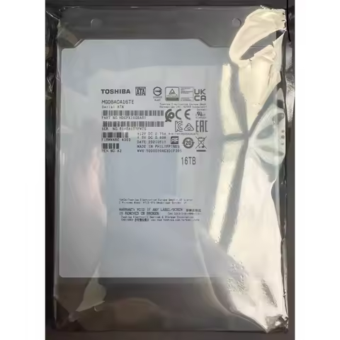 For Toshiba Enterprise 16TB HDD SATA Hard Drive 3.5" Internal Hard Drive MG08ACA16TE used