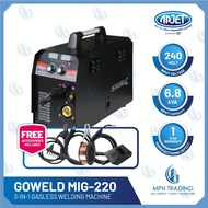 GOWELD MIG 220 3-IN-1 INVERTER WELDING MACHINE (GAS, GASLESS MIG & ARC WELDING)